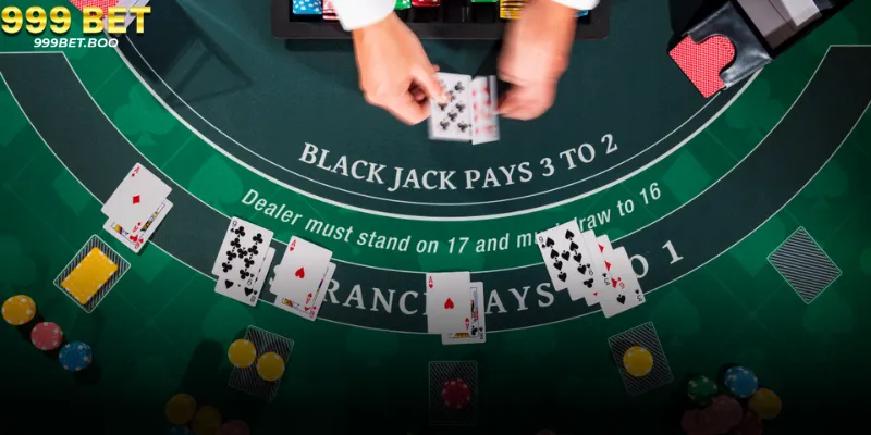 Giao diện bàn chơi blackjack cuốn hút