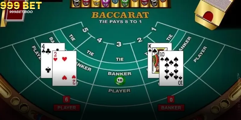 Ván cược baccarat gồm dealer chia bài